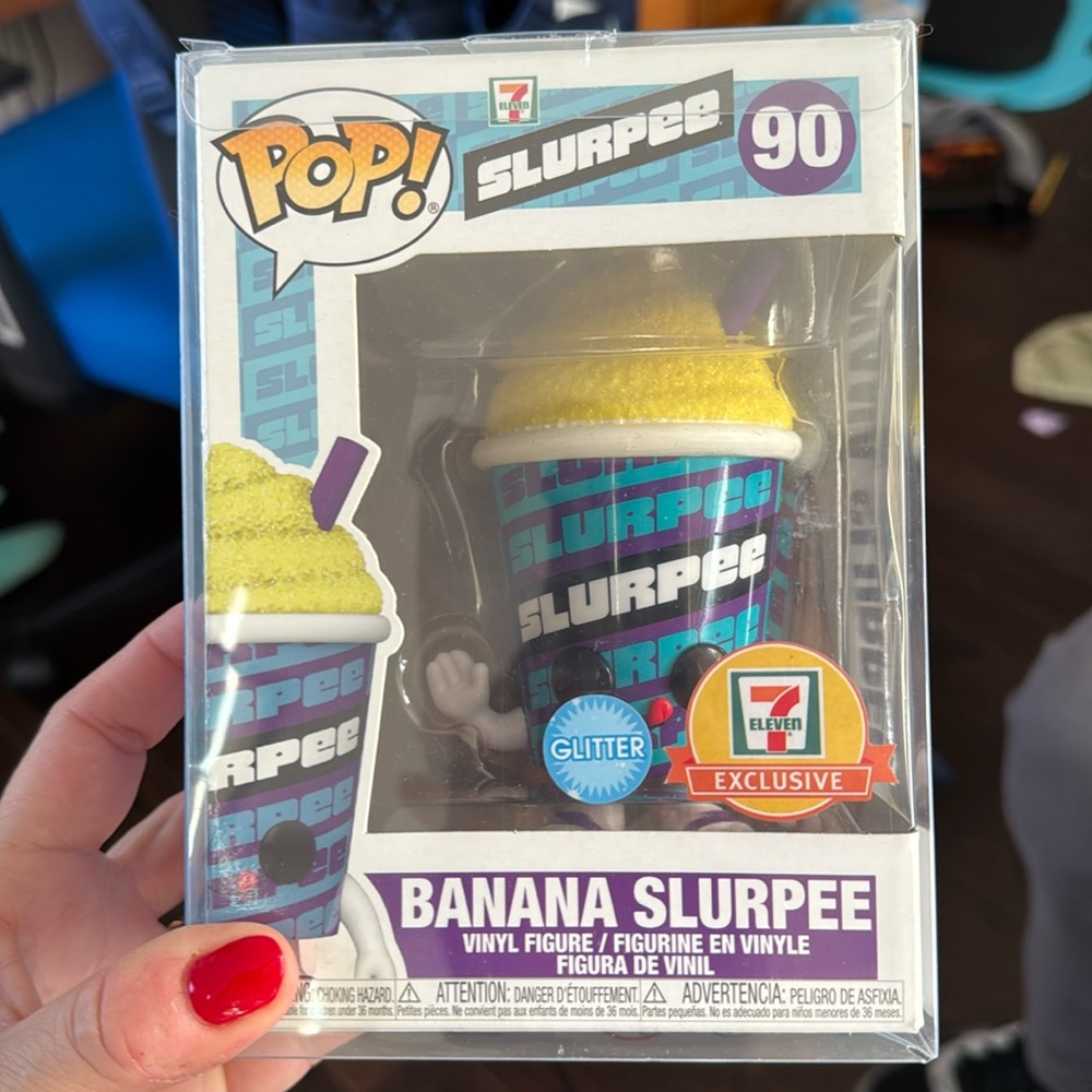 Pop Funko banana slurpee glitter